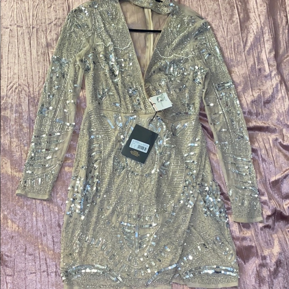 Missguided Embellished/Sequin dress